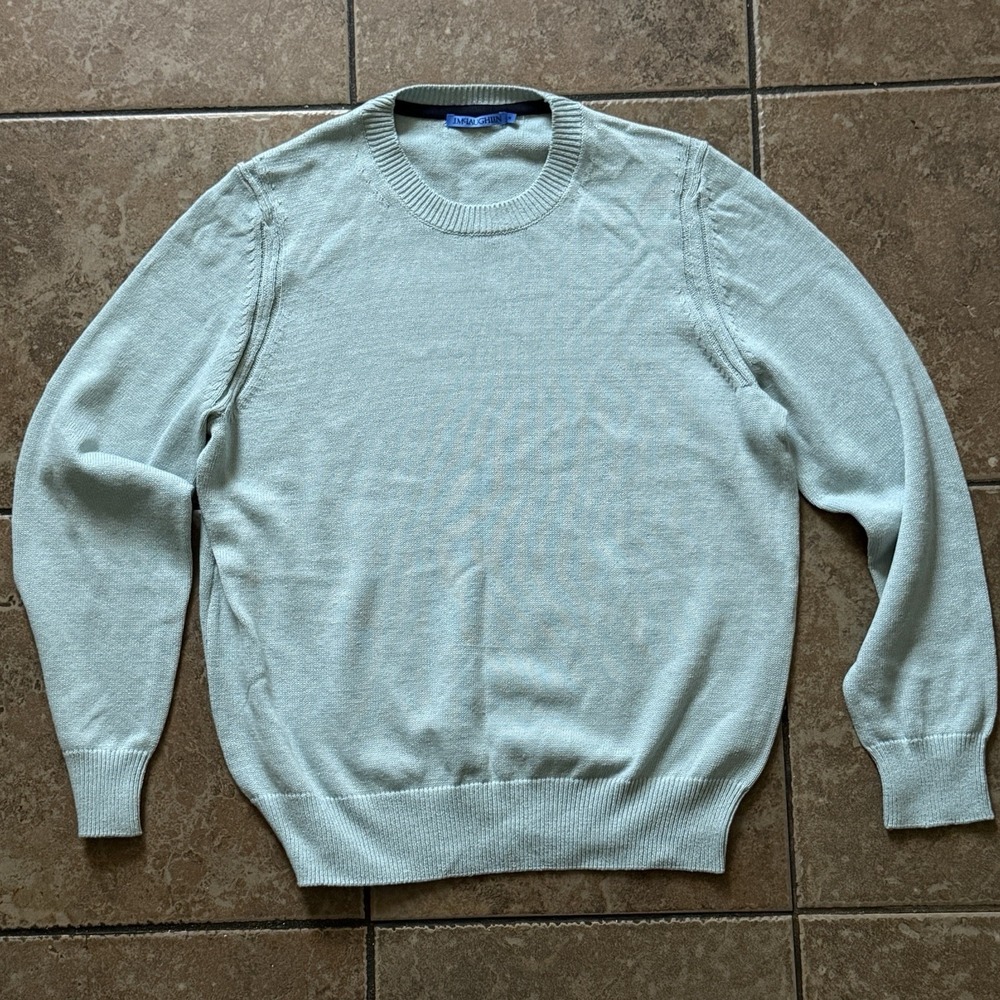 J.McLaughlin Men's Pullover Knit Sweater Men's Size M Green